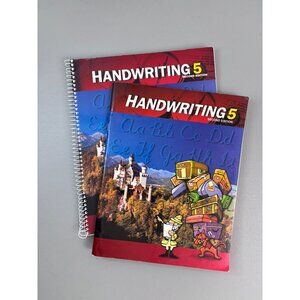 BJU Press Bob Jones second edition handwriting 5 homeschool book teacher edition
